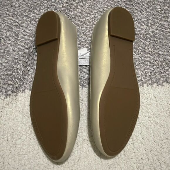 NWT- Old Navy - 6, 8, 9 & 10z Cream Shimmer Ballet Flats - Picture 6 of 6
